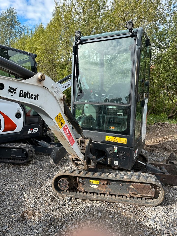 Minibagger Bobcat E19 zu vermieten in Rottenburg am Neckar