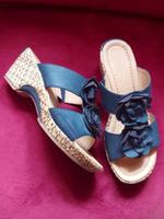 Pantoletten absatzschuhe keilabsatz clogs 38 39 bequem sandalen Sachsen - Mülsen Vorschau