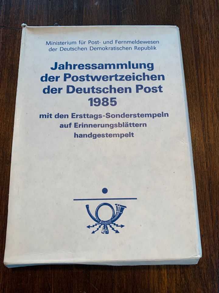 Briefmarkensammlung Jahressammlung Deutsche Post 1985 in Hövelhof