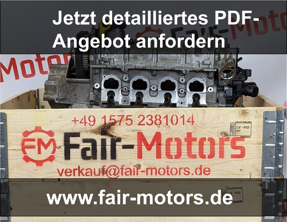 ✅ Motor H5H 470 H5H470 DACIA RENAULT 1.3 TCe 100 130 150 155 DOKKER DUSTER LODGY CAPTUR I 1 II 2 CLIO V 5 EXPRESS 102PS 131PS 150PS 154PS Überholt Komplett Instandsetzung Gebraucht Mit ohne Anbauteile in Remscheid