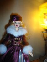 Ice Skater Barbie Puppe Victorian Winter Spieluhr Schlittschuhe Bayern - Waldmünchen Vorschau
