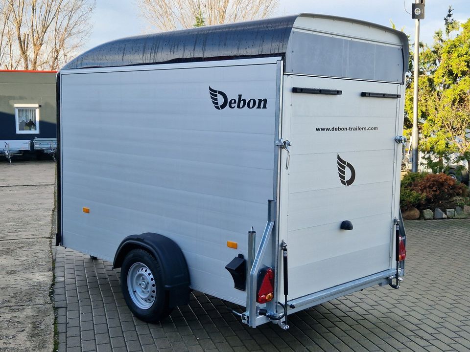 Cheval Liberte Debon Roadster C300 ALU-Kofferanhänger | 1.300kg | Rampen-Tür-Kombination & Seitentür | mit allen Extras in Neundorf