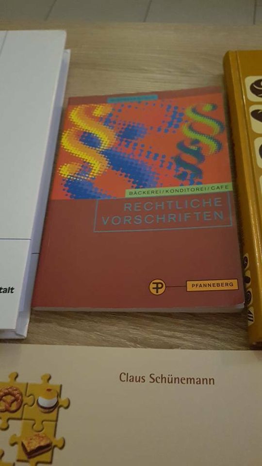 Lehrbücher zur Bäckermeisterprüfung in Schlotheim