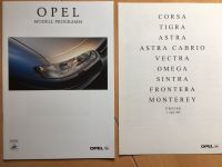 Prospekt Opel Modellprogramm 1998 + Corsa Omega Frontera Tigra Hessen - Griesheim Vorschau