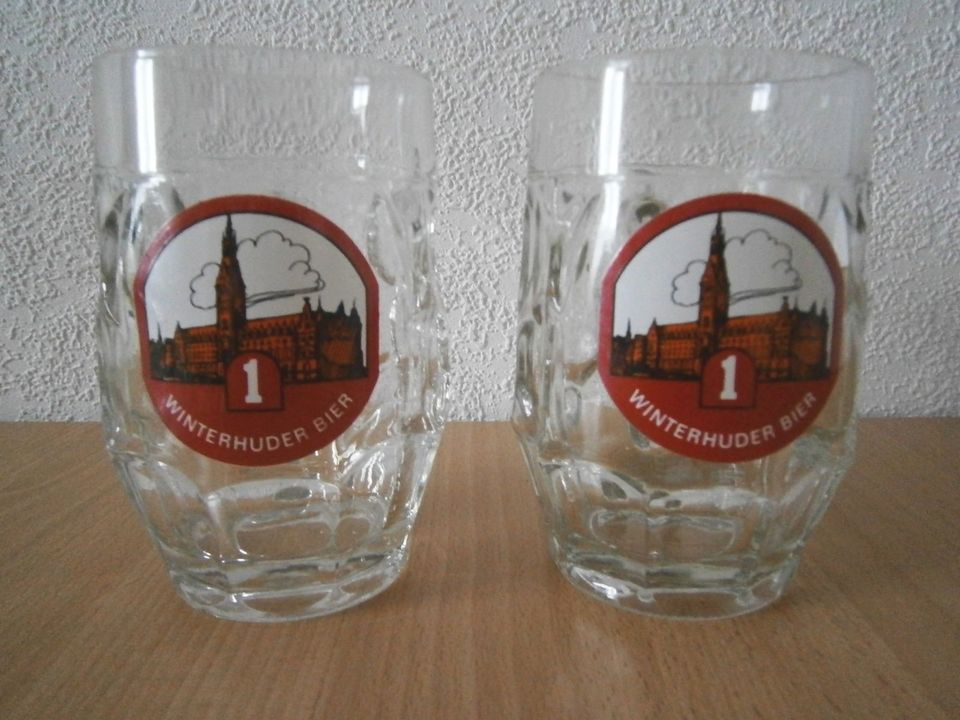 Glas Bierhumpen Winterhuder-Bier (843) in Hamburg