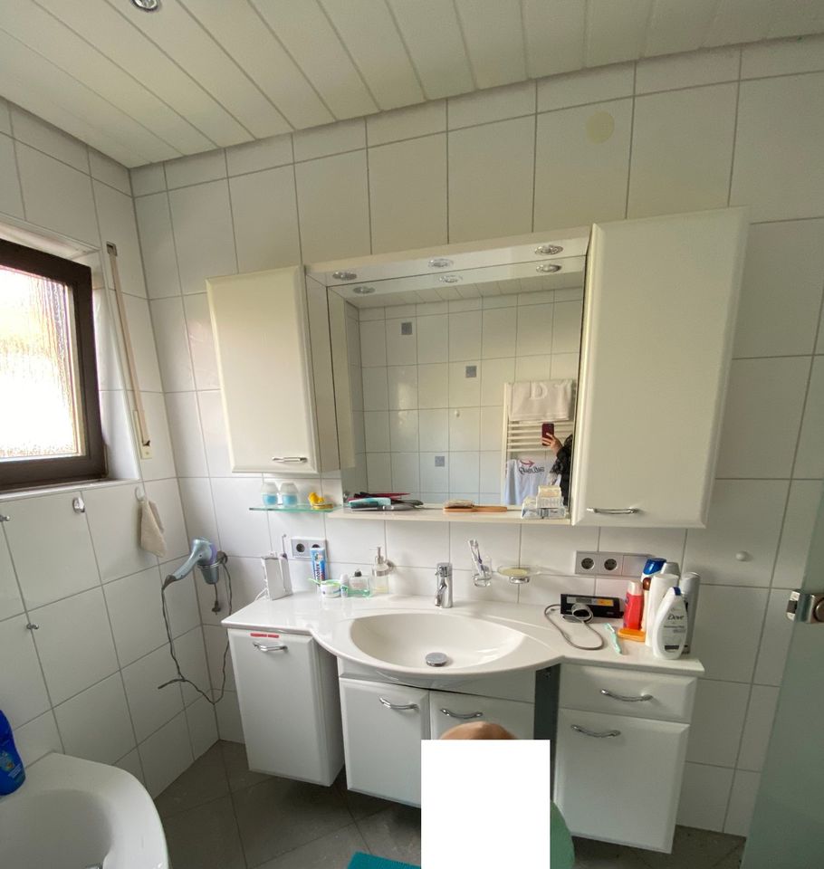 Badmöbel komplettset zu verkaufen Waschtisch, Spiegel Selbstabbau in Nordheim