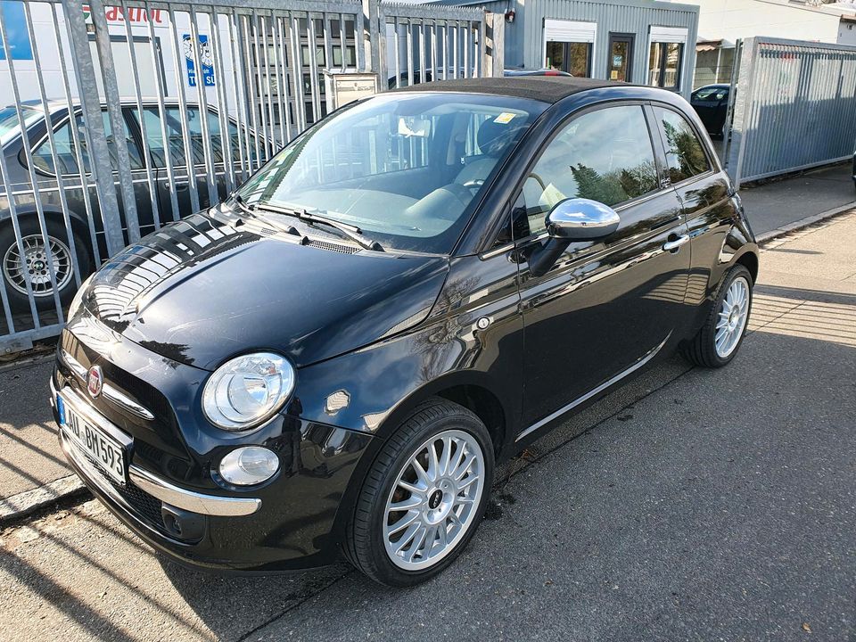 Fiat 500 Cabrio Mietwagen Autovermietung Leihwagen in Neunkirchen am Sand