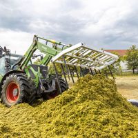 Fliegl Siliergabel Schiebegabel Euroaufnahme Traktor Silogabel Bayern - Dietramszell Vorschau