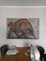 Unikat Wandbild XXL Stier Bulle 140 x 90 cm Duisburg - Neumühl Vorschau