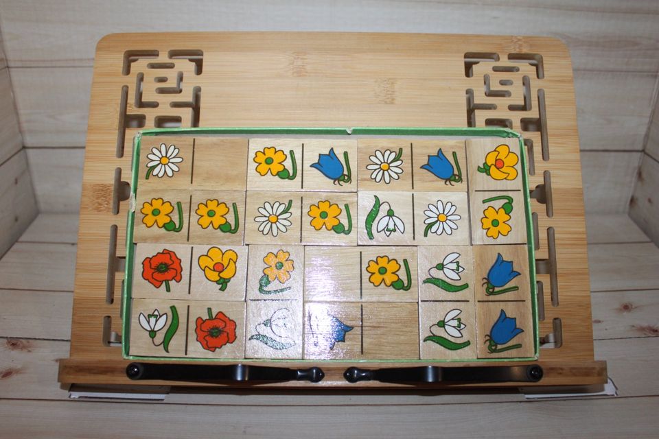 Domino Set aus DDR Zeiten - 28 Teilig aus Holz in Herschbach