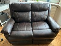 2er Sofa/Sessel aus Textilleder Braun wie Neu und abwaschbar Leipzig - Möckern Vorschau