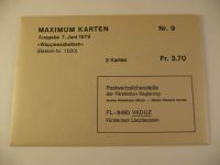 3 Liechtenstein Maximumkarten 1979, Nr. 9, Wappenscheiben Bayern - Bamberg Vorschau