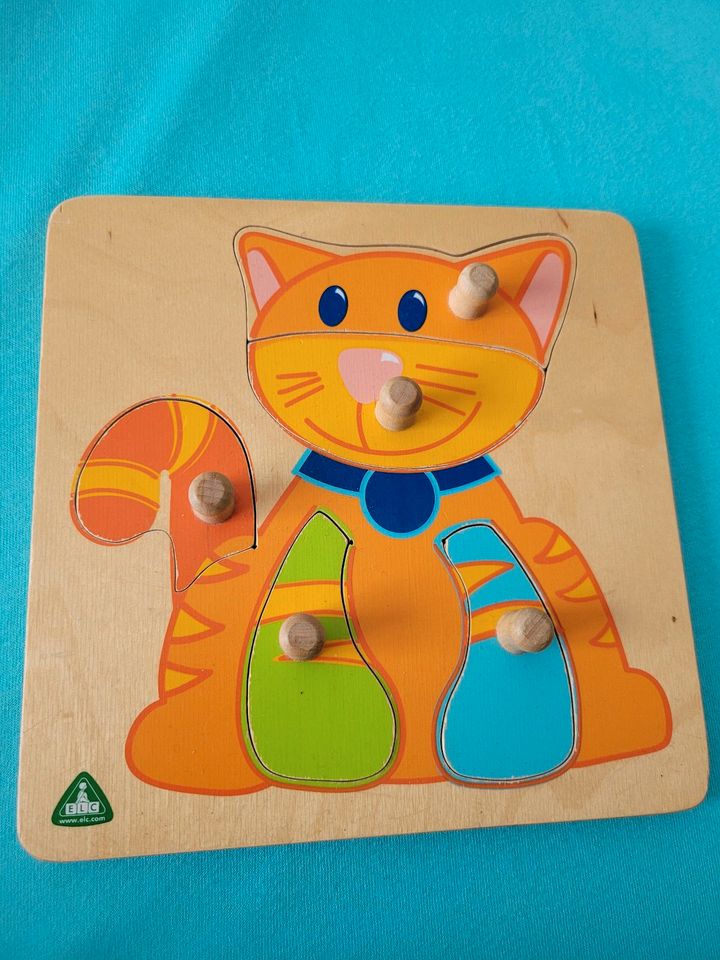 Holz Puzzle katze in München