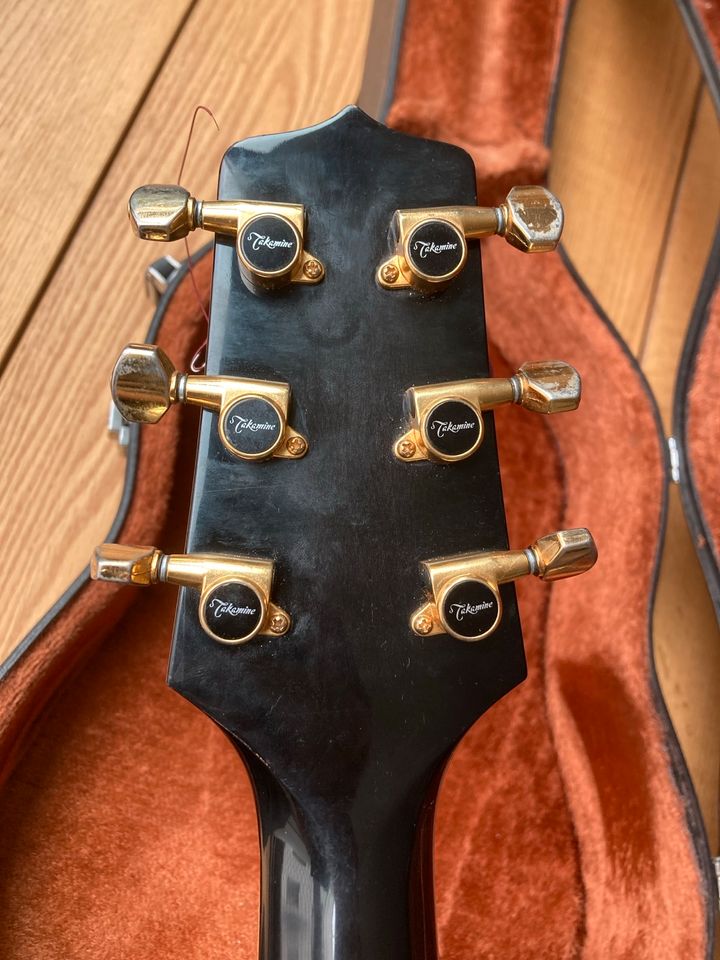 Takamine EF-391 ME Schwarze Elektro Akustik Stereo Westerngitarre in Berlin