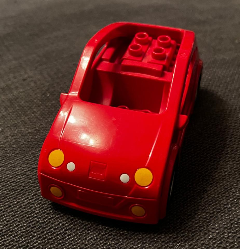 Lego Duplo Fahrzeug Auto rot Coupe Cabrio Wagen - TOP Zustand in Nürtingen