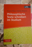 Philosophische Texte schreiben im Studium Filius/Mischer Niedersachsen - Hildesheim Vorschau