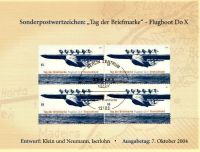 Ersttags-Gedenkmappe BRD (2004): 4 x Flugboot DoX mit ETB-Stempel Niedersachsen - Buxtehude Vorschau