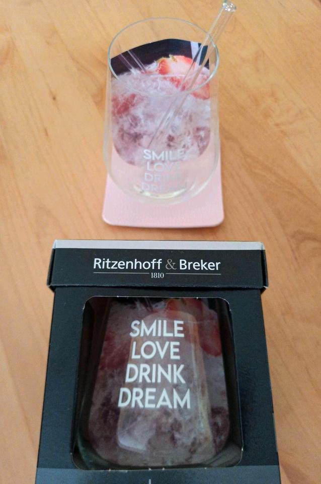Ritzenhoff & Breker Quote Cocktail-Set 3x smile,love,drink,dream in Bad Iburg