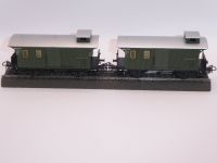 Märklin H0 Gepäckwagen 4038 grün 2er Set Bayern - Schrobenhausen Vorschau