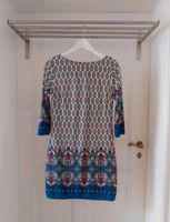 Stylisches Boho Kleid Hängerchen Halbarm blau beige greige bunt Berlin - Köpenick Vorschau