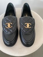 Chanel Mokassins Schuhe schwarz Gold 39,5 Saarbrücken - St Johann Vorschau