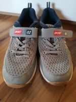 Turnschuhe Laufschuhe Hallenschuhe Sport 34 grau Klettverschluss Berlin - Hellersdorf Vorschau