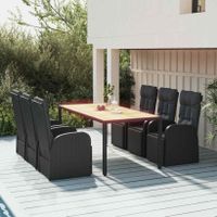 Gartenmöbel Essgruppe Gartengarnitur 7-tlg Rattan Holz Tisch NEU Hessen - Weilburg Vorschau