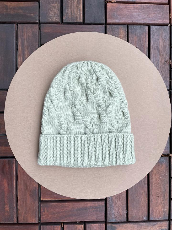 Gestrickte Mütze Aus Merino ohne Bonbons 56-57 cm in Erding