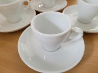 4 Espresso-Tassen weiß Niedersachsen - Weyhe Vorschau