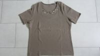 BASLER Damen Shirt braun Gr 46 XL mit Strass Nordrhein-Westfalen - Kerken Vorschau