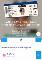2 Tickets für Jan Delay in Hamburg! Schleswig-Holstein - Schönberg (Holstein) Vorschau