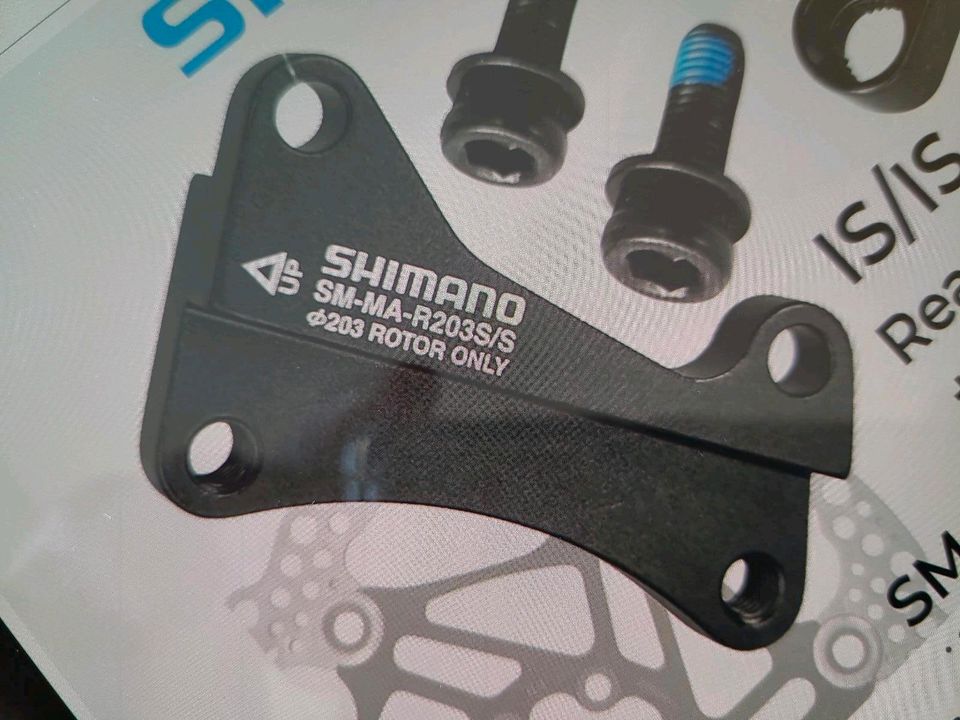 Shimano Bremsadapter IS / IS 203 mm SM-MA-R203 S/S **Suche** in Velten