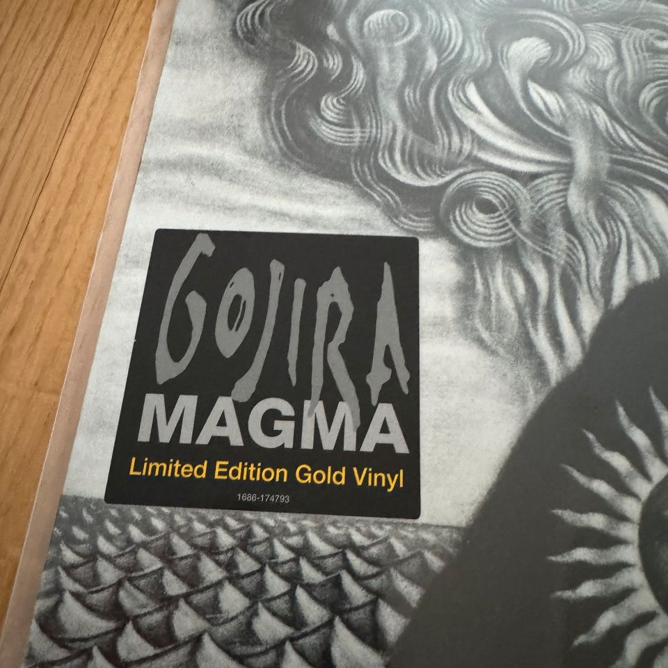 Gojira – Magma Vinyl Gold LP sealed Progressive Metal Death in Traunreut