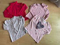 Basic Set Shirt langarm Longsleeve Mädchen  Gr 122/128 rosa Bayern - Bad Aibling Vorschau