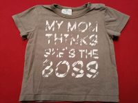 T-Shirt Mom Boss 86 Topomini braun kurz Sachsen - Radeberg Vorschau