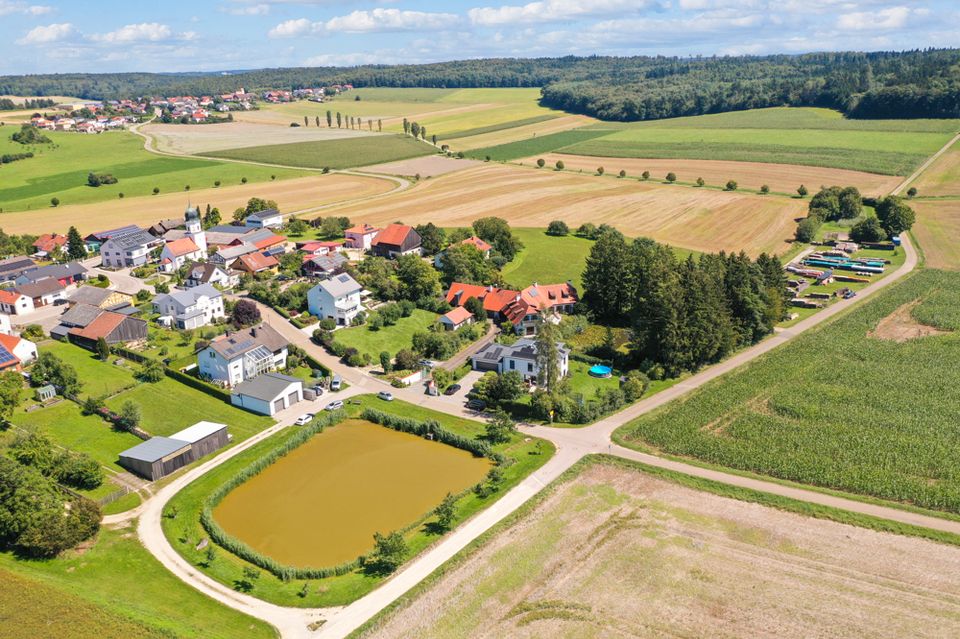 Ruhiges Anwesen mit Einfamilienhaus, Pferdeboxen, Pferdekoppel und eigenem Weiher! in Kipfenberg