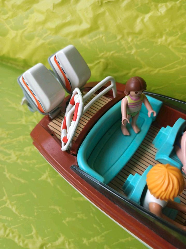 Playmobil Motorboot, elektrisch, Spielzeug in Laboe