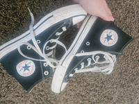 Schwarze Converse All Star Chucks Classic Stoff Sommer 38 Black Niedersachsen - Stade Vorschau