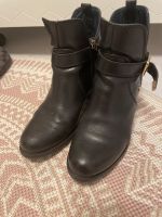 Stiefeletten Boots Tommy Hilfiger Leder schwarz TOP Zustand Nordrhein-Westfalen - Kaarst Vorschau