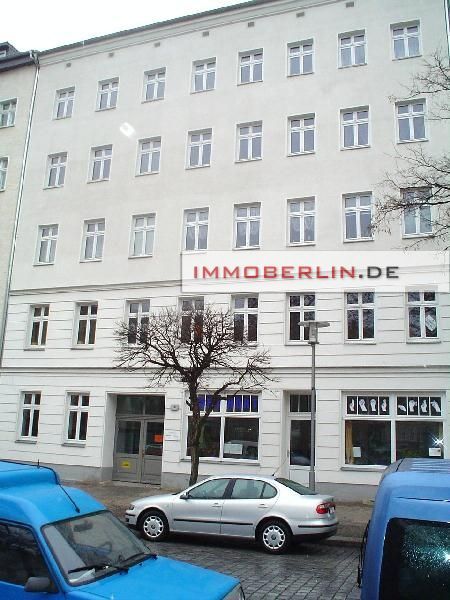 IMMOBERLIN.DE - Sanierte vermietete Altbauwohnung mit Südbalkon in angenehmer Lage in Berlin