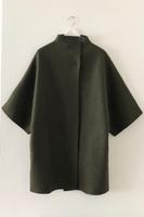 Harris Wharf London Kimono Mantel Wolle Jacke IT 40 36 Khaki Oliv Schleswig-Holstein - Kiel Vorschau