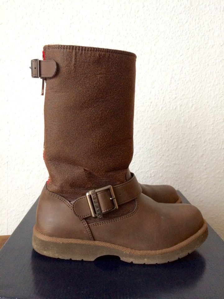 Buffalo Action Nubuck Leder Hedosa Warmfell Stiefel Braun Gr. 36 in Nürnberg (Mittelfr)