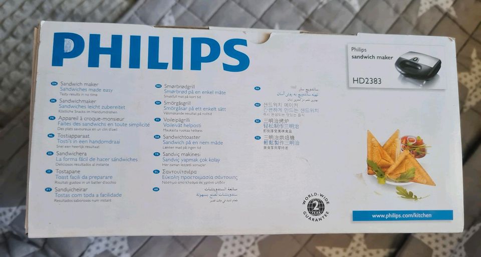 Sandwichmaker philips neuwertig in Bielefeld