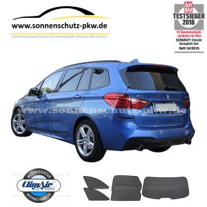 2x Sonnenschutzrollo UV-Schutz Seitenfensterabdeckung für BMW 2er 3er