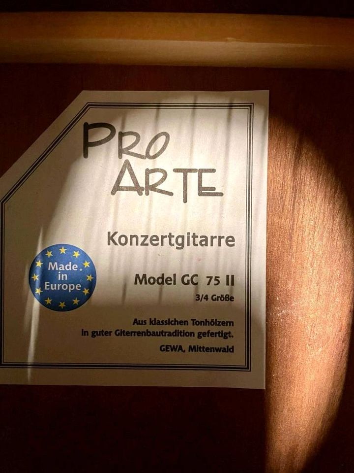 Konzertgitarre für Kinder Pro Arte Model GC75|| in Blankenfelde-Mahlow