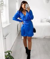 Zara Wickelkleid Damen blau M mit Gürtel neu mit etikett Bayern - Neufahrn Vorschau