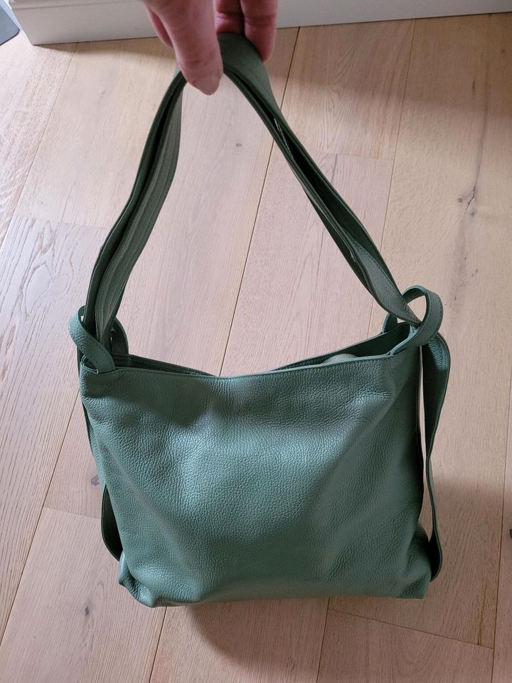 Ledertasche, auch als Rucksack Neu!!! in Buxtehude