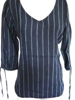 Gina Collection Tunika Bluse, 100% Leinen, dunkelblau weiß, neu München - Altstadt-Lehel Vorschau