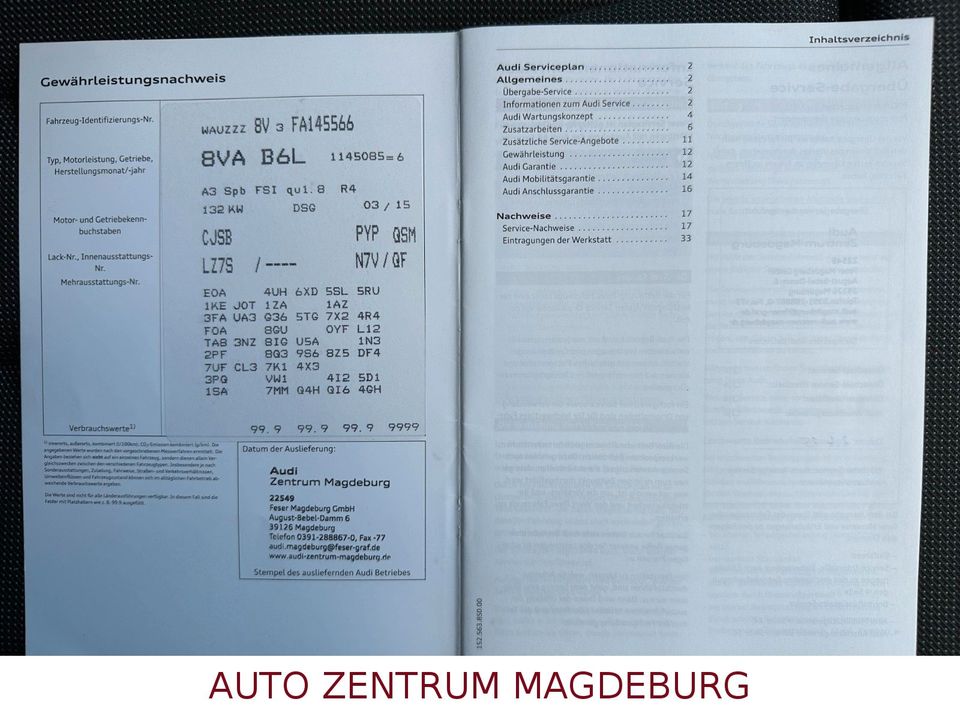Audi A3 Sportback SLine 1.8TFSI Autom,Quatt,Xenon,Nav in Magdeburg