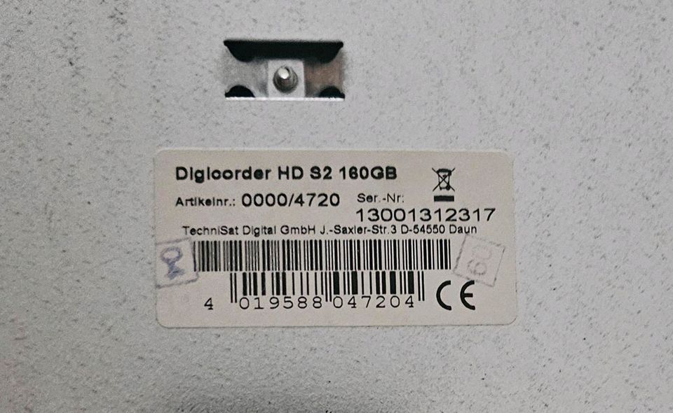 Technisat Digicorder HD S2 160GB Sat-Receiver in Roßdorf